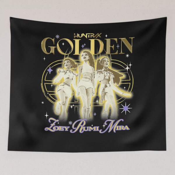 Item preview, Suntrx Golden Zoey Rumi Mira Kpop Fan Art designed and sold by NovaNeal.