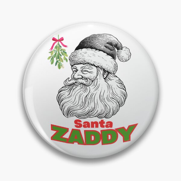 Artikelvorschau, Weihnachtsmann Zaddy entworfen und verkauft von Flibbertygibbet Press.