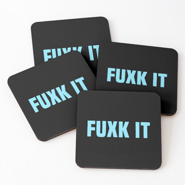 Item preview, Fuxk It, Blue Bold designed and sold by Memes N Lore .