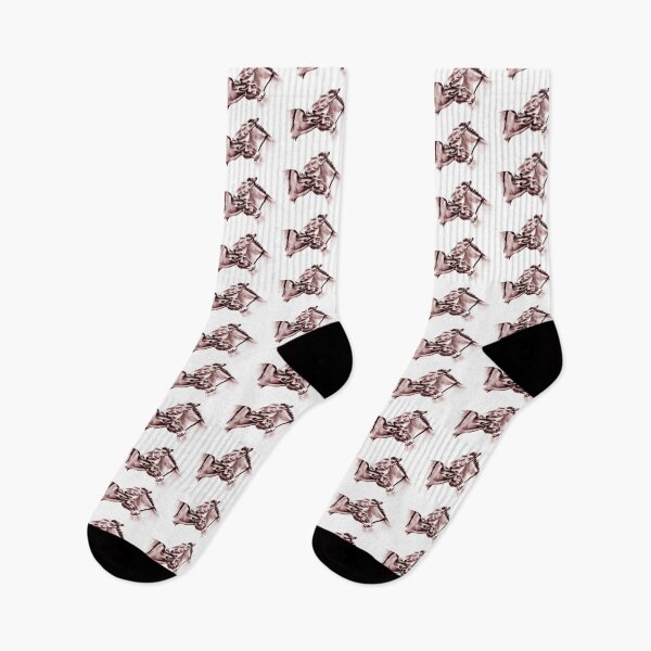 Item preview, Drawing of two donkeys scratching each other - red-brown colored version designed and sold by SylvieG18.