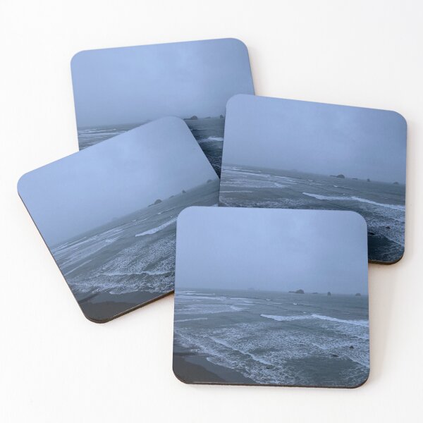 Item preview, Stormlight Over a Foggy Pacific Coast designed and sold by 3 Square Hollow Trading Post.