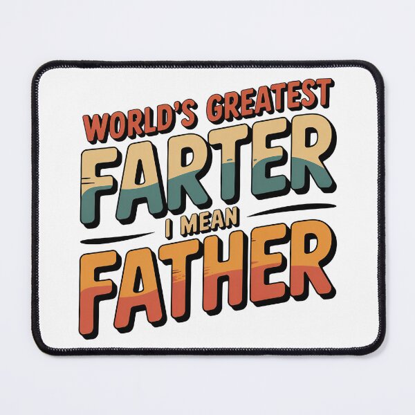 Item preview, Worlds Greatest Farter I mean Father, Retro Vintage Style designed and sold by graphic-genie.