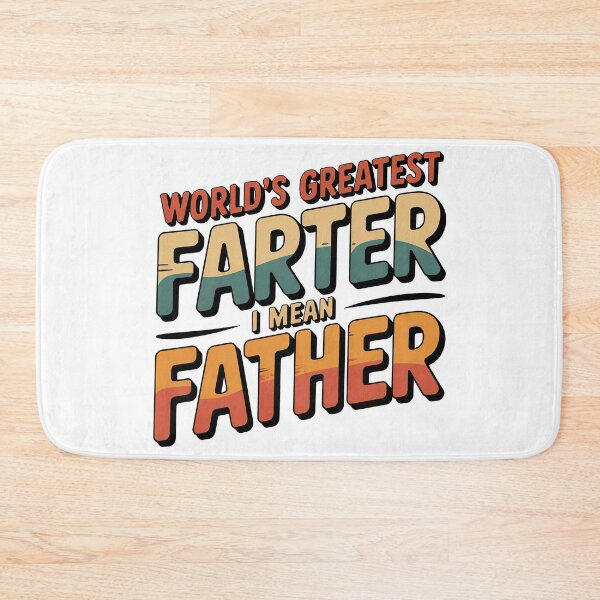 Item preview, Worlds Greatest Farter I mean Father, Retro Vintage Style designed and sold by graphic-genie.