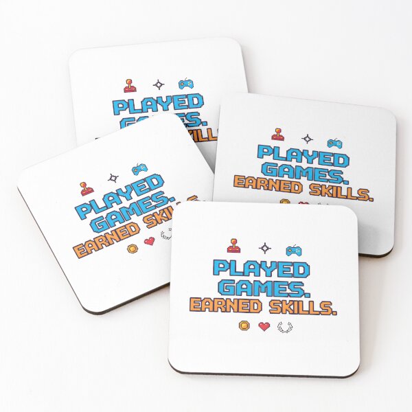 Item preview, Played Games Earned Skills Retro Gamer designed and sold by SoulenCify.