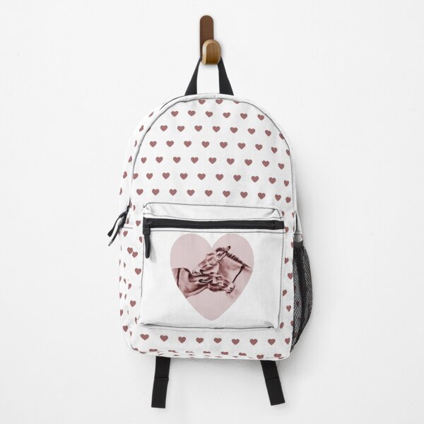 Item preview, Drawing of two donkeys scratching each other inside a heart - red-brown colored version designed and sold by SylvieG18.