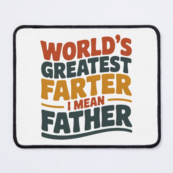 Item preview, Worlds Greatest Farter I mean Father, Retro Vintage Style designed and sold by graphic-genie.