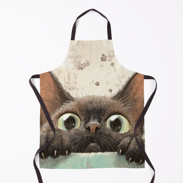 Item preview, Havana Cat Peeking over Wall 01 designed and sold by Elisabeth Lucas.