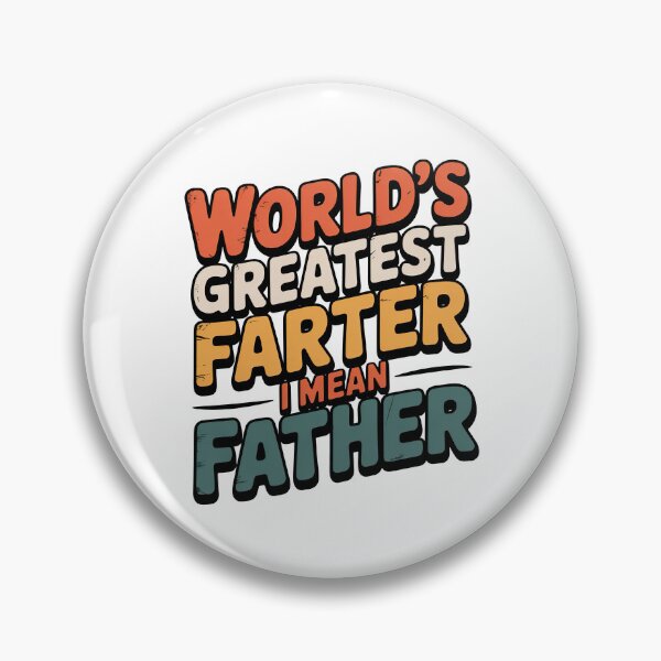 Item preview, Worlds Greatest Farter I mean Father, Retro Vintage Style designed and sold by graphic-genie.