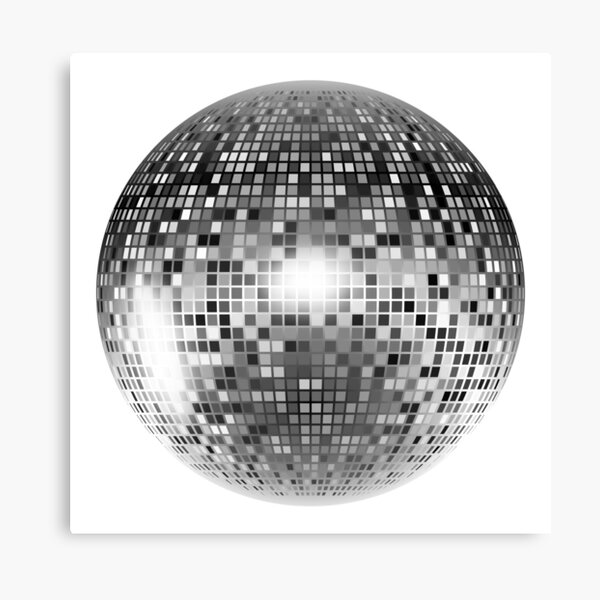 Canvas Spiegel Disco Ball 