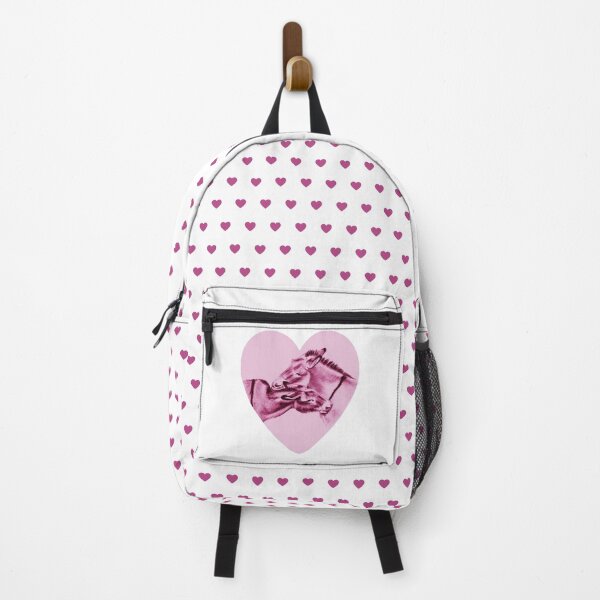 Item preview, Drawing of two donkeys scratching each other inside a heart - pink colored version designed and sold by SylvieG18.