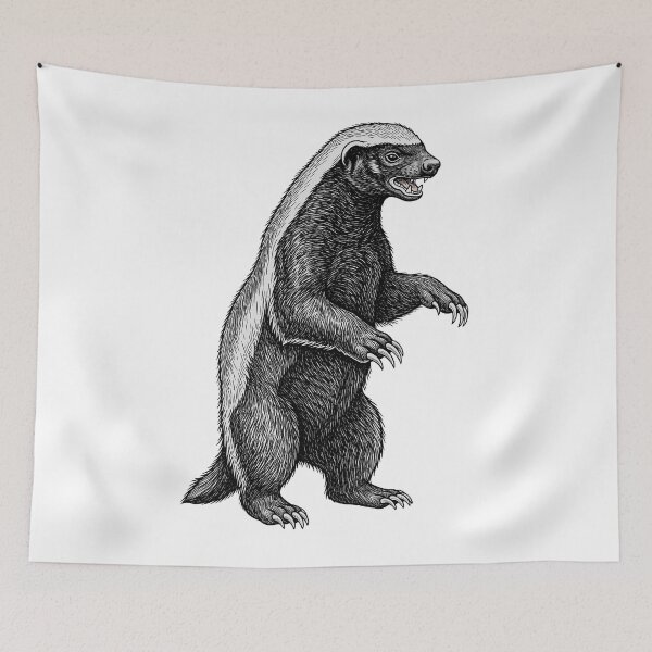 Item preview, Honey Badger designed and sold by krabbaraban.