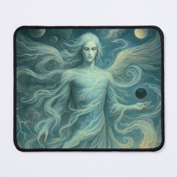 Item preview, Archangel Scribe of Natural Law - Visionary Angel Art designed and sold by ascentphenix.