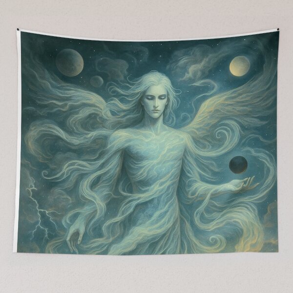 Item preview, Archangel Scribe of Natural Law - Visionary Angel Art designed and sold by ascentphenix.