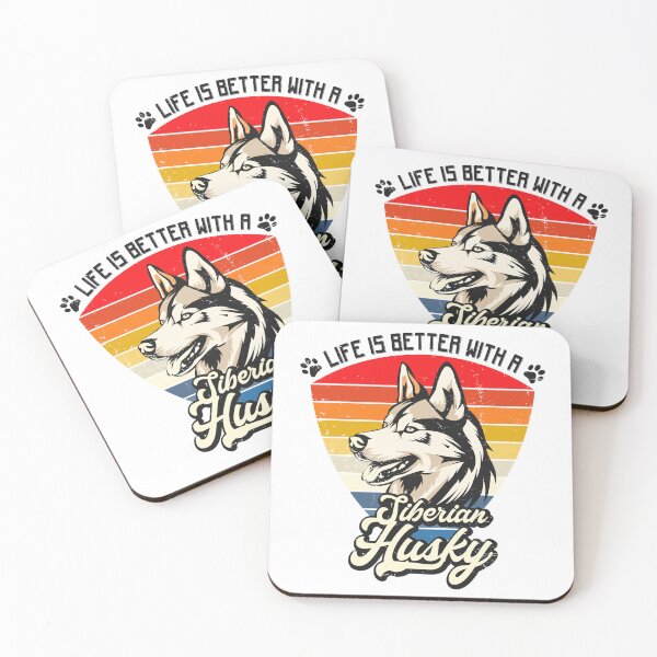 Item preview, Copy of Vintage  Siberian Husky T-Shirt – Vintage Dog Lover Tee, 70s Sunset Style designed and sold by Hansani Nuwanmini Jayawickrama.
