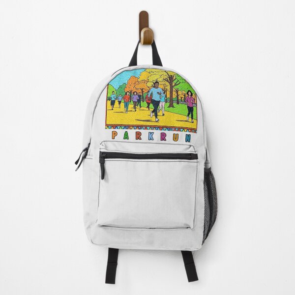 Item preview, Colorful Parkrun Runners in Autumn Park Illustration designed and sold by KiwiRider.