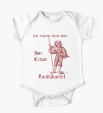 The Emperor Needs YOU! Join the Landsknects today! (Solid red design) One Piece - Short Sleeve