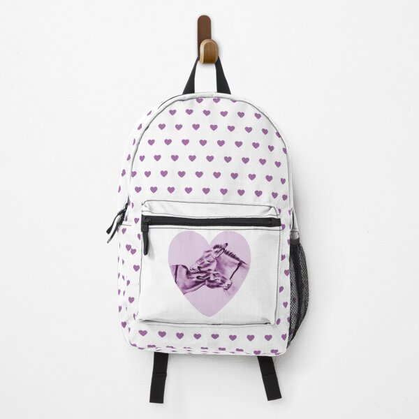 Item preview, Drawing of two donkeys scratching each other inside a heart - purple colored version designed and sold by SylvieG18.