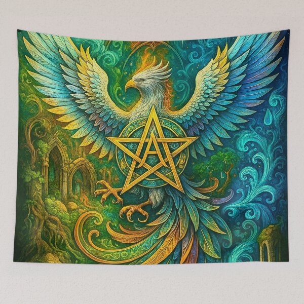 Item preview, ✶ Ascent Phoenix I: The Flame of Origin - Ascending Angelic Star - Seasons Elements - Visionary Art designed and sold by ascentphenix.