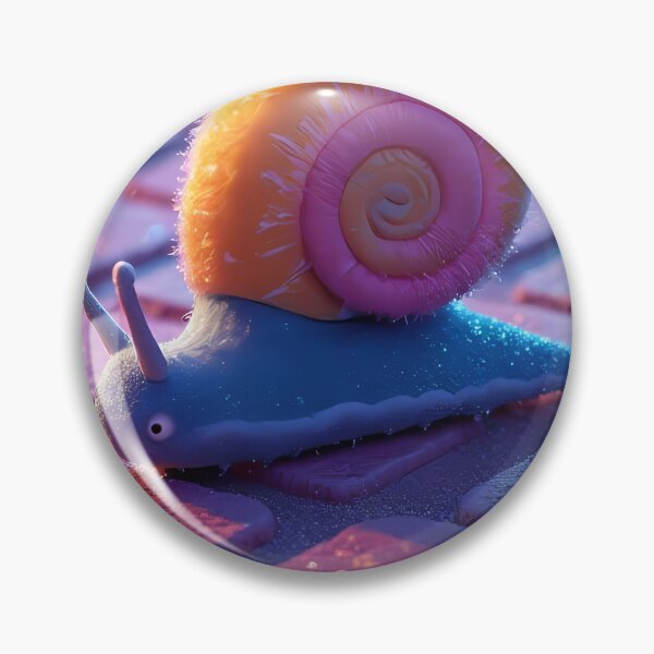 Item preview, Playful snail crawls across colorful paving stones designed and sold by Mianku | Für das Leben.