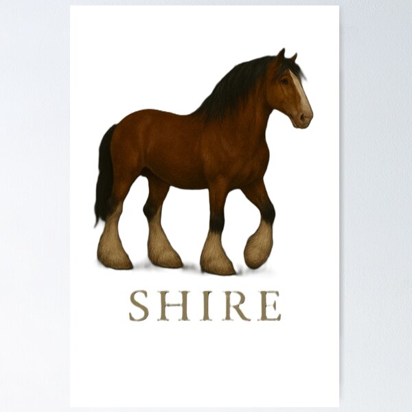 Item preview, Shire Horse Majesty designed and sold by TheJoyfulPen.