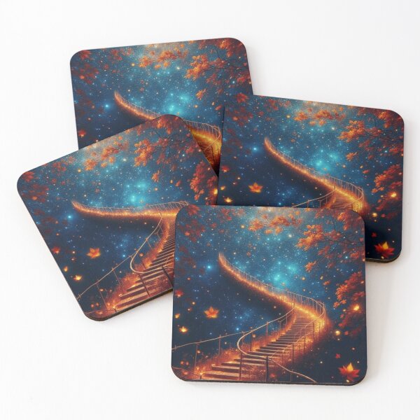 Item preview, Staircase to the Stars designed and sold by Whimsical Art by Angela.