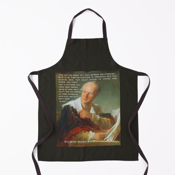 Item preview, Denis Diderot quote: How old the world is! I walk between two eternities... What is my fleeting existence in comparison with that decaying rock, designed and sold by artbleed.