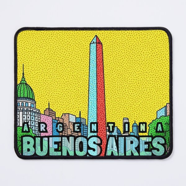 Item preview, Vibrant Buenos Aires Obelisco City Skyline Illustration designed and sold by KiwiRider.