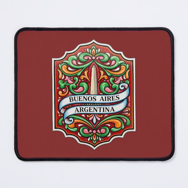 Item preview, Buenos Aires Fileteado Art Obelisco Decorative Badge designed and sold by KiwiRider.