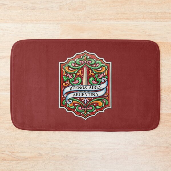 Item preview, Buenos Aires Fileteado Art Obelisco Decorative Badge designed and sold by KiwiRider.