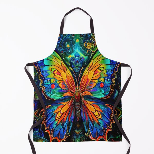 Item preview, Psychedelic butterfly art with vibrant colors designed and sold by Mianku | Für das Leben.