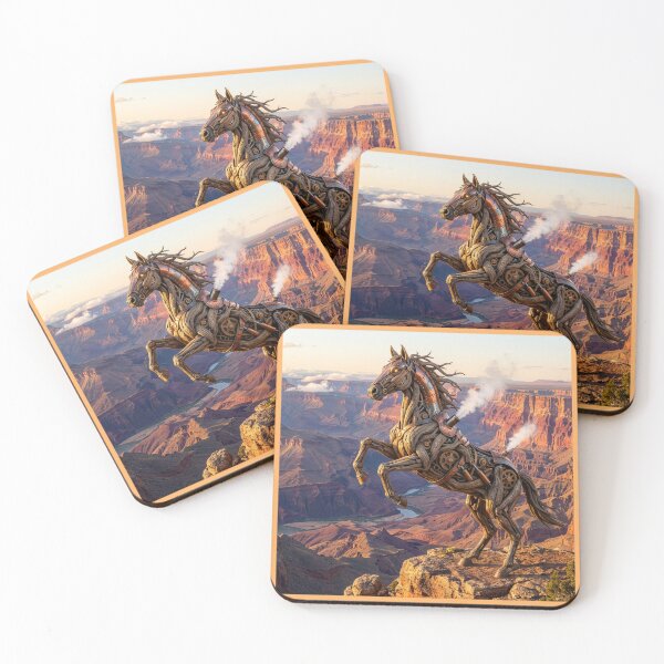 Item preview, Driftwood Steampunk Horse at Grand Canyon designed and sold by Tridentulus.