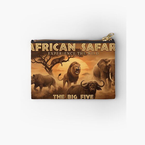 Item preview, African Safari Big Five Wild Animals designed and sold by BuxomBabe21.