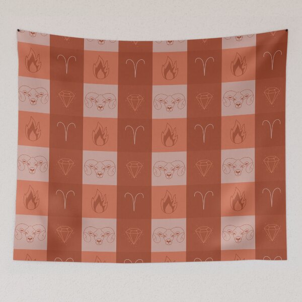 Item preview, Aries Gingham designed and sold by RebeccaJadeite.