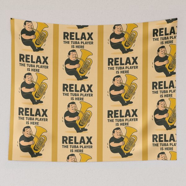Item preview, Relax, the tuba player is here designed and sold by Agu210.