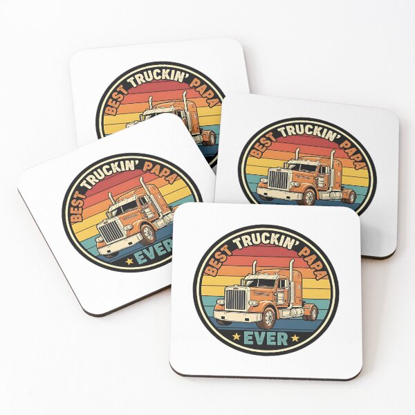 Item preview, Retro Best Truckin' Papa Ever designed and sold by RockiGo45.