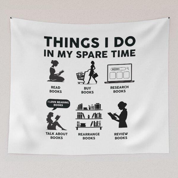 Item preview, Things I Do In My Spare Time Books designed and sold by LounisArt.