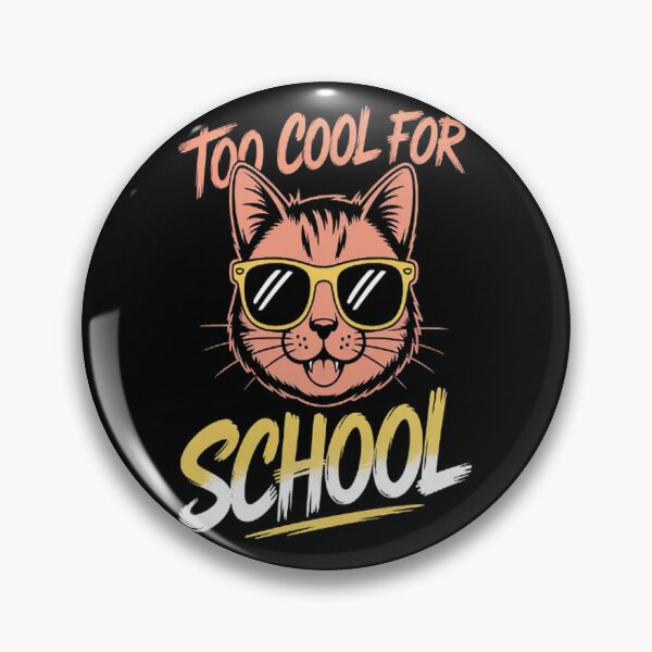 Item preview, Too Cool For School, Cat Back To School Kitten Lover designed and sold by SignaturalGen.