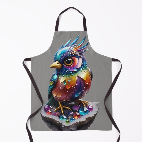 Item preview, Shimmering gemstone bird on a crystal base designed and sold by Mianku | Für das Leben.