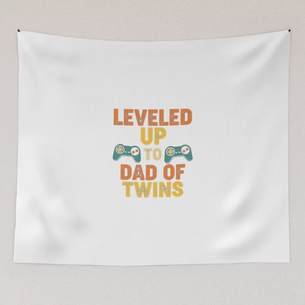 Item preview, Leveled Up To Dad Of Twins | Boy Dad Gamer Gift designed and sold by ClucasKe12.