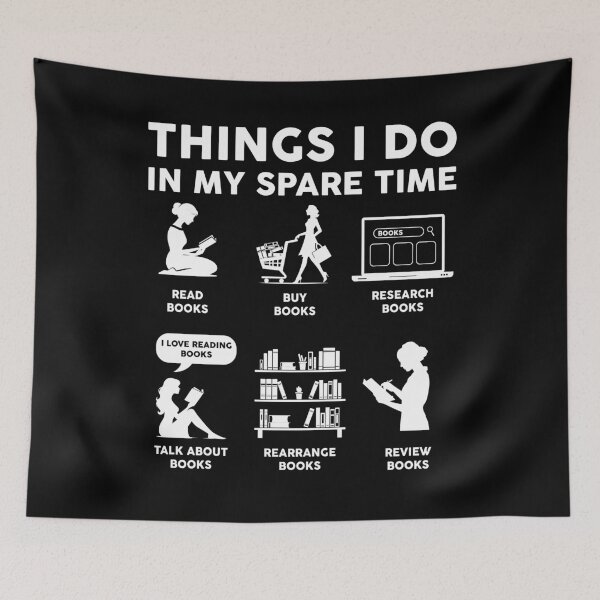 Item preview, Things I Do In My Spare Time Books designed and sold by LounisArt.