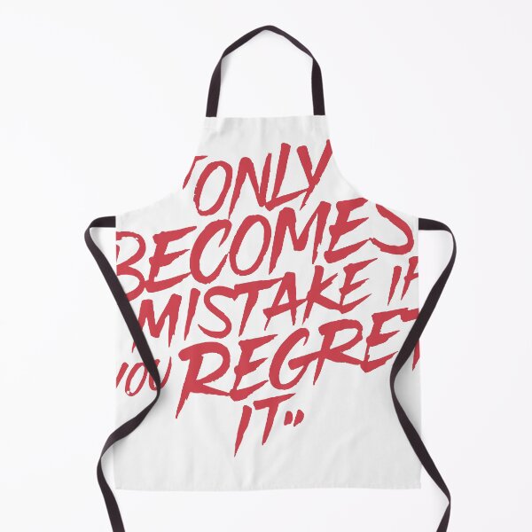 Item preview, It Only Becomes a Mistake If You Regret It Typography Quote designed and sold by andry01.