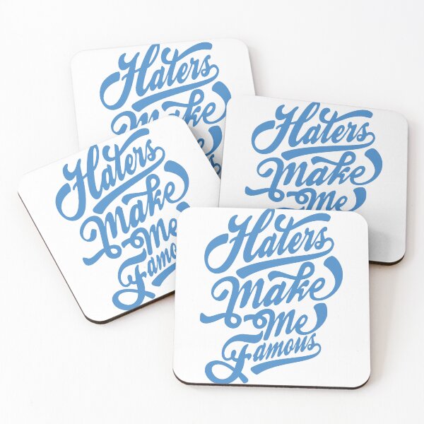 Item preview, Haters Make Me Famous Retro Script Typography designed and sold by andry01.