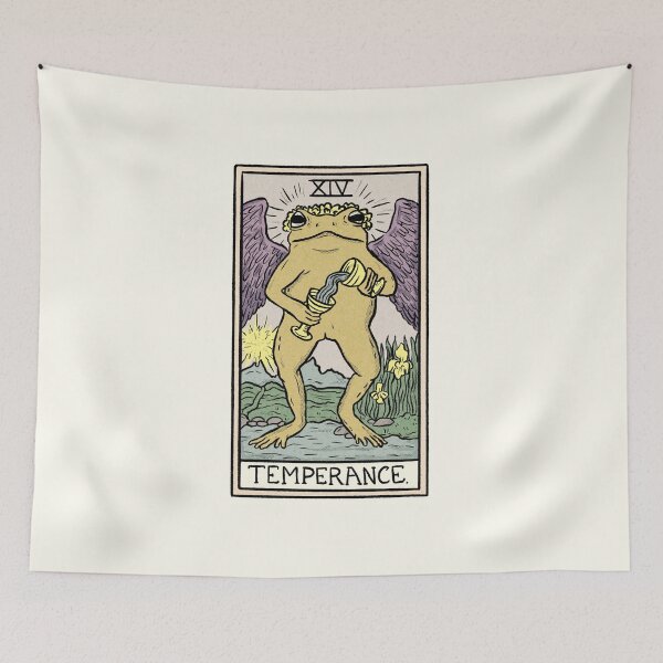 Item preview, Temperance Toad Tarot designed and sold by Jewelia Howard.