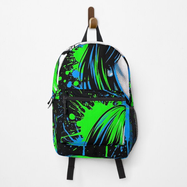 Item preview, Billie Eilish Neo-Gothic Green and Blue Portrait designed and sold by iwzzuel.