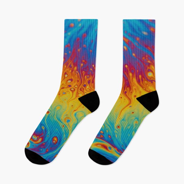 Item preview, Rainbow Fire Flow designed and sold by Kaleidoscope Print.