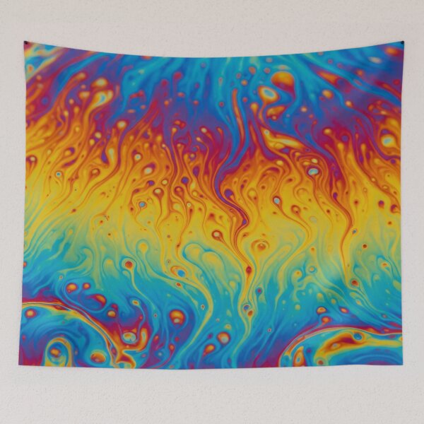 Item preview, Rainbow Fire Flow designed and sold by Kaleidoscope Print.