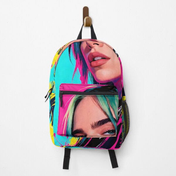 Item preview, Billie Eilish Streetwear Pink and Blue Ink Splash designed and sold by iwzzuel.