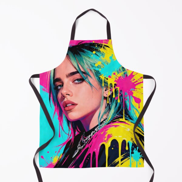 Item preview, Billie Eilish Streetwear Pink and Blue Ink Splash designed and sold by iwzzuel.