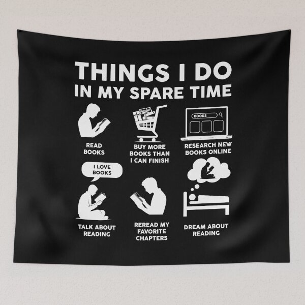 Item preview, Things I Do In My Spare Time Book Lovers designed and sold by LounisArt.