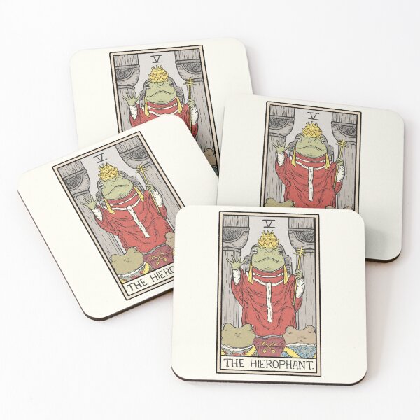 Item preview, The Hierophant Toad Tarot designed and sold by Jewelia Howard.
